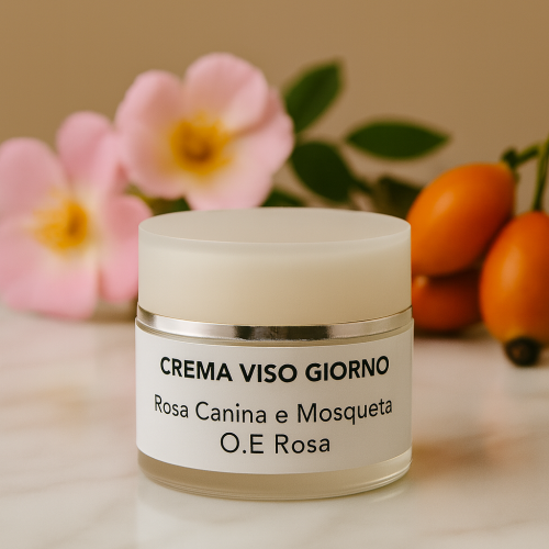Crema Viso Giorno Rosa Canina e Mosqueta