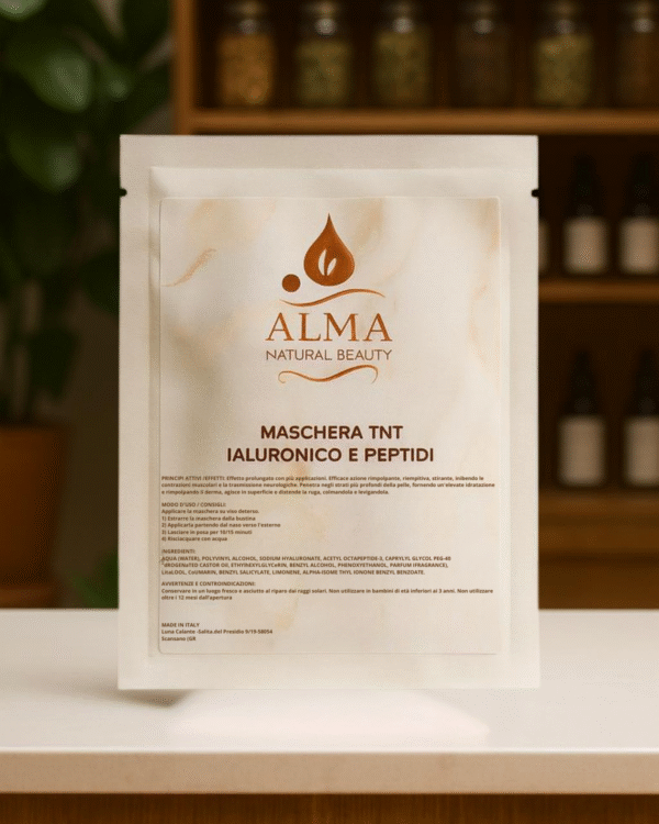 maschera tnt ialuronico e peptidi